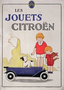 Werbung für Citroen-Spielzeug, 1922