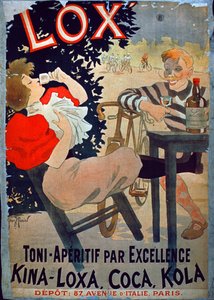 Werbung für Lox, Toni-Aperitif Par Excellence, Paris von French School