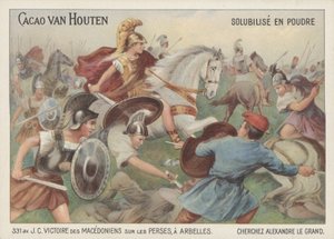Alexander der Große siegt über die Perser in der Schlacht von Arbela, 331 v. Chr.
