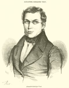 Alexandre-Rodolphe Vinet (Gravur) von French School