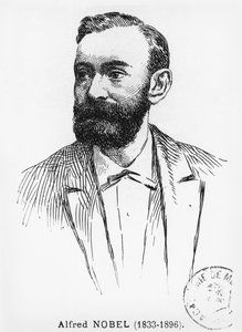 Alfred Nobel (1833-96) von French School