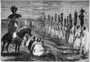 Algerischer Brauch - Diffa - Algier von French School