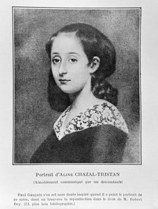 Aline Marie Chazal-Tristan (1831-1867) von French School