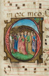 Allerheiligen, Graduale, f.85 von French School