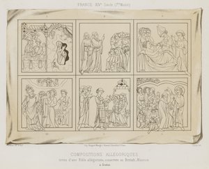 Allegorische Kompositionen von French School
