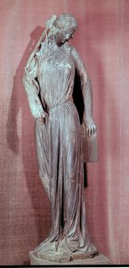 Allegorische Figur der Synagoge, vom Südquerhausportal des Straßburger Münsters, um 1230 von French School