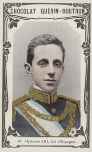 Alfons XIII., König von Spanien von French School