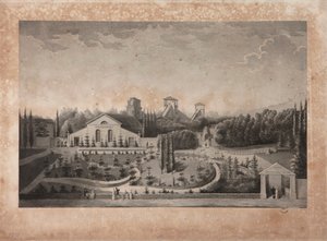 Vergnügungspark mit Panstéréorama von French School