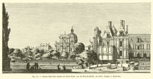 Altes Hotel der Grafen von Saint-Paul, Rue du Roi-de-Sicile, 1650 (nach I. Sylvestre) von French School