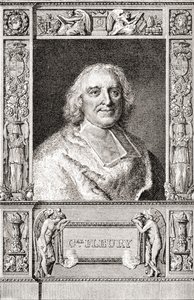 André-Hercule de Fleury, Bischof von Fréjus, 1653-1743. Französischer Kardinal und Hauptminister von Ludwig XV.