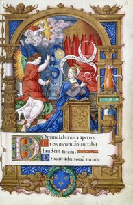 Verkündigung, aus einem Stundenbuch für Franz I., ca. 1532-1540