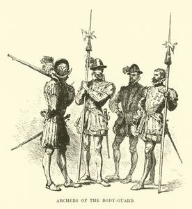 Bogenschützen der Leibgarde von French School