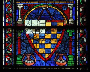 Wappen der Stifter - Familie Mauclerc