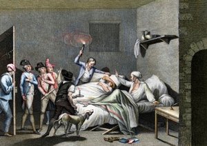 Verhaftung unter dem Terror von French School