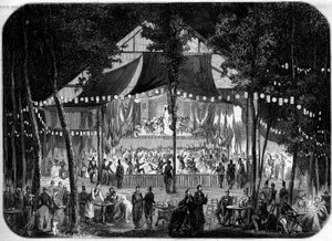 Ball organisiert im Militärlager von Chalons, Marne (51) von French School