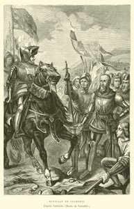 Schlacht von Cocherel (Stich) von French School