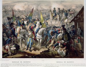 Schlacht von Marengo, 14. Juni 1800 von French School