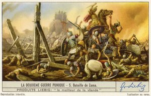 Schlacht von Zama, Zweiter Punischer Krieg, Liebig-Karte