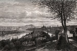 Bellevue (Seine-et-Oise) - Gravur in „La France illustree: geographie, histoire, administration statistique“ von V.A. Malt-Brown. 1884