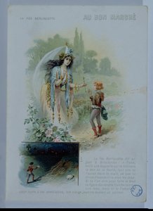 Berliquette die Fee, Werbung für Le Bon Marche, ca. 1900
