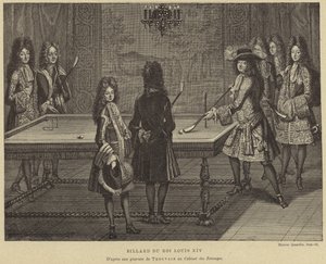 Billardtisch von König Ludwig XIV. von Frankreich