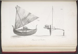 Boot von den Karolinen-Inseln, aus 
