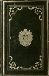 Buchbindung mit dem Wappen von Napoleon Bonaparte (1769-1821)