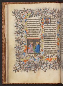 Stundenbuch, Add MS 32454 f.14v, Frankreich von French School