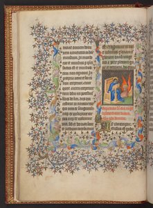 Stundenbuch, Add MS 32454 f.9v, Frankreich von French School