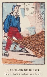 Besenhändler. Besen, Besen, Besen, Besen!, um 1819 von French School