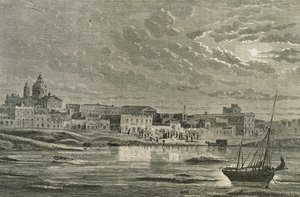 Buenos Aires in den 1860er Jahren (Gravur)