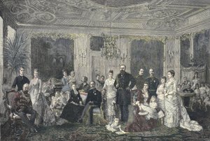 CHRISTIAN IX König von Dänemark von French School