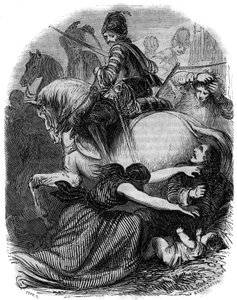 Kamisardenkrieg von 1702-1705, der die Protestanten der Cevennen gegen die königliche katholische Regierung stellt. Massaker an Protestanten in den Cevennen.