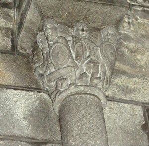 Kapitel mit Darstellung lokaler Ritter, die gegen Mauren kämpfen