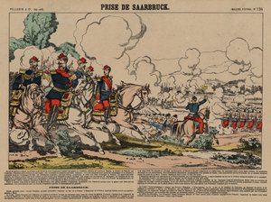 Eroberung von Saarbrücken durch die Franzosen, Deutsch-Französischer Krieg, 2. August 1870