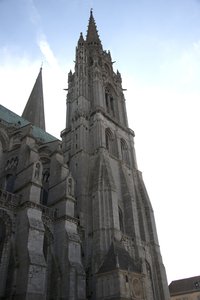 Kathedrale von Chartres, Nordfassade mit dem Uhrpavillon