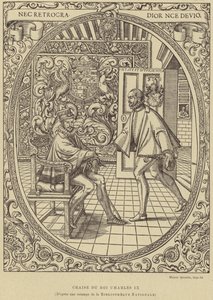Stuhl von König Karl IX. von Frankreich, 16. Jahrhundert von French School