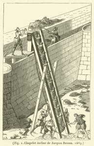 Chapelet incline von Jacques Besson von French School
