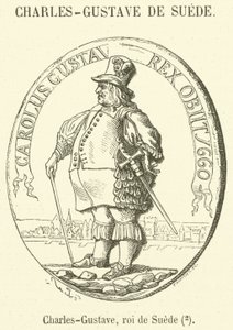 Karl-Gustav, König von Schweden (Gravur) von French School
