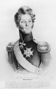 Charles de Bourbon, Herzog der Normandie, oder Baron Richemont, Thronprätendent von Frankreich als König Ludwig XVII., ca. 1831-35