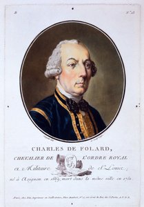 Charles de Folard, aus Portraits des grands hommes, femmes illustres, et sujets memorables de France, veröffentlicht 1787-92