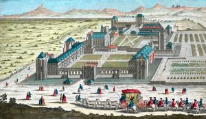 Schloss Vincennes bei Paris - im 18. Jahrhundert