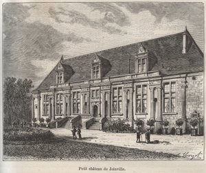 Schloss des Großen Gartens, Joinville - Haute-Marne - Gravur in 