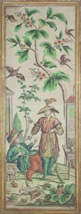 Chinoiserie Tapete von French School