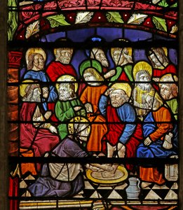 Christus wäscht seinen Jüngern die Füße