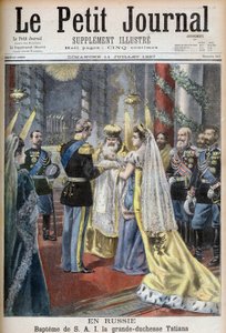 Taufe der Großfürstin Tatjana von Russland, Illustration für Le Petit Journal von French School