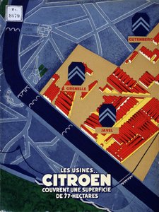 Citroën-Werke erstrecken sich über eine Fläche von 77 Hektar von French School