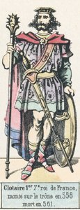 Chlothar I, 7. König von Frankreich, bestieg den Thron 558, gestorben 561 von French School