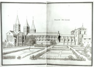 Abtei von Cluny, aus Grand Atlas, t.2 von French School