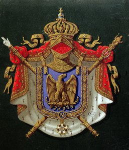 Wappen von Kaiser Napoleon III. (1808-73) von French School